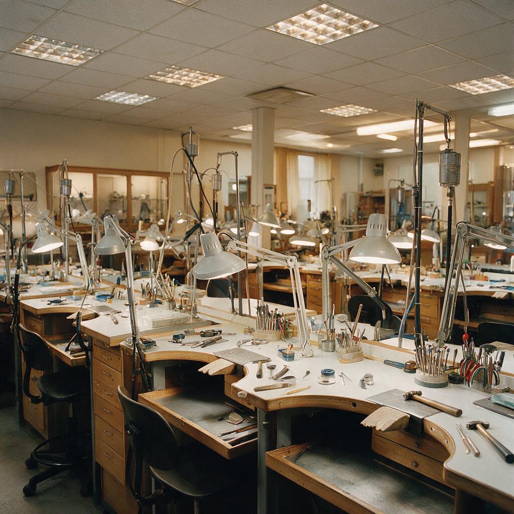 Jewelry manufacturing workshop